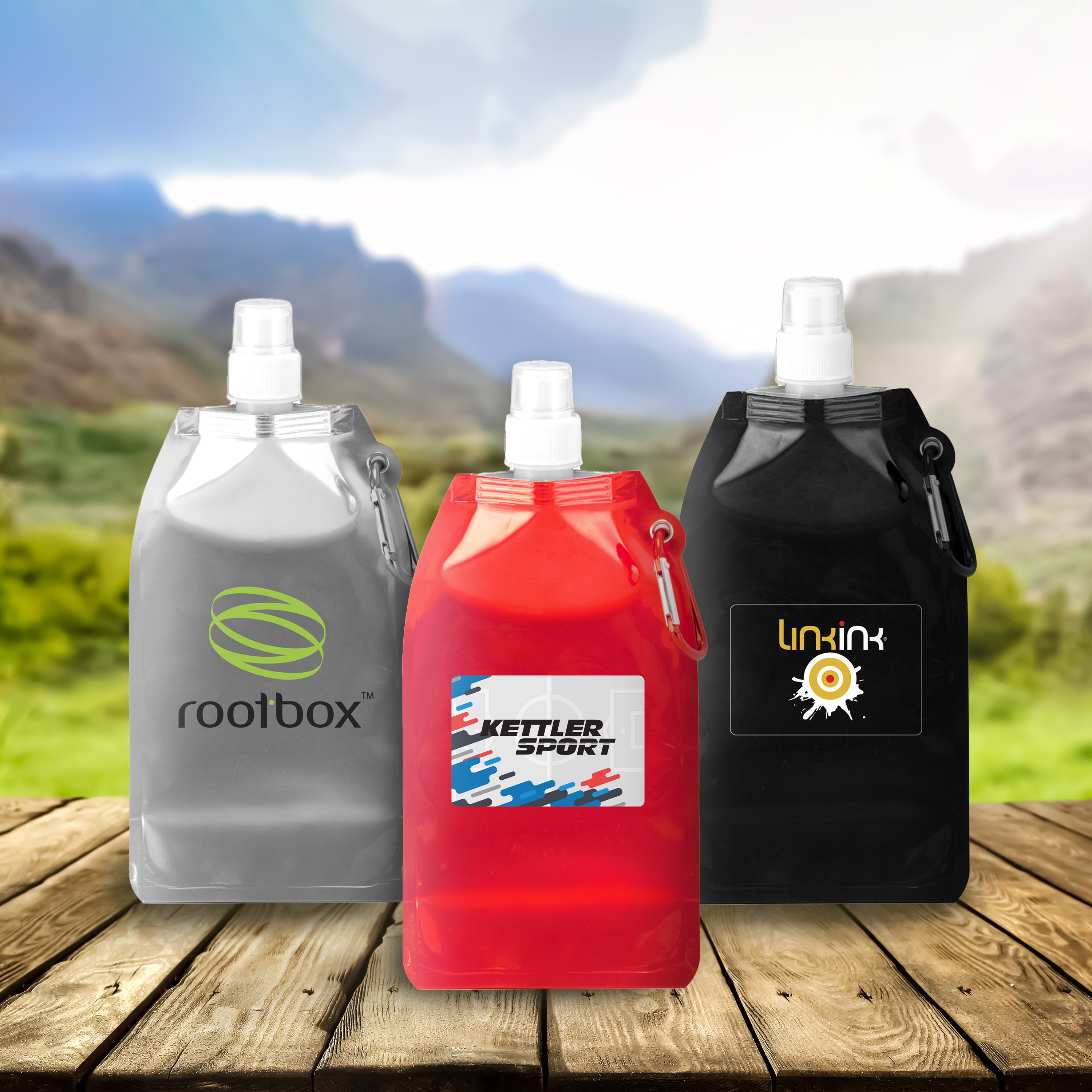 Metro Collapsible Water Bottle custom promotional product